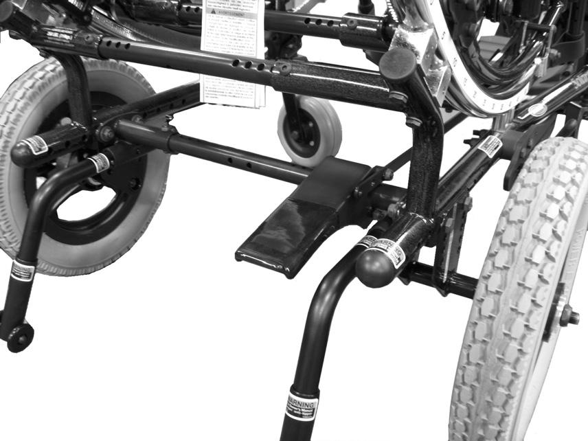 SECTION 9 TILT c. When the seat reaches the desired angle, release the foot lever.