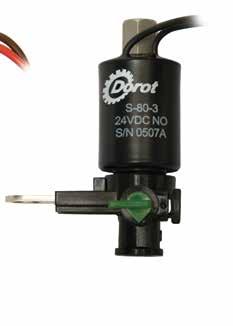 The DOROT S80-3 / S80-3-D / S80-3-R 3-way operator is assembled on the DOROT solenoid base, forming an independent control device.