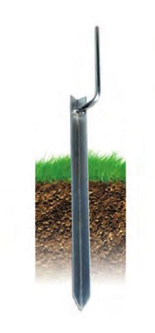 Ground Stake In-Ground Mount Vertical Fixed Mount Angled Fixed Mount NEGS NEIGM NEVFM NEAFM Economical and portable, this zinc plated steel mounting will