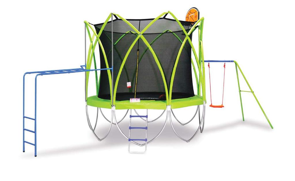 SPARKTRAMPOLINE A Superbly Crafted Multi-functional Fun Kingdom CRAFTED MULTI-FUNCTIONAL About SPARK The SPARK trampoline has been carefully designed, engineered and