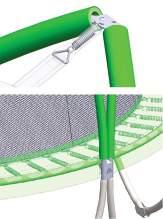 innovative lattice structure, curved safety poles and support legs.
