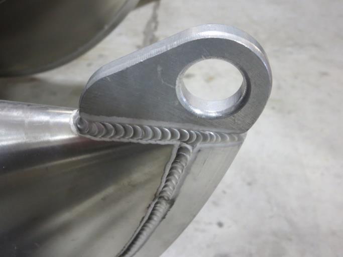 FRM bow eyes are welded to the tube which creates a bow eye that can handle the lifting of the pontoons weight.
