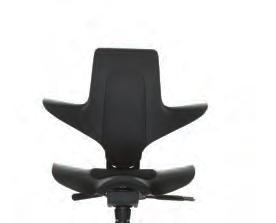 ADJUSTABLE HEIGHT The chair can be adjusted from a low sitting position to a