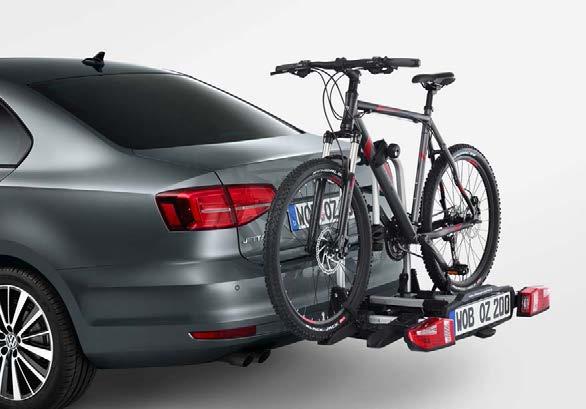 It is capable of carrying two bicycles or e-bikes with a total weight of up to 60 kg.
