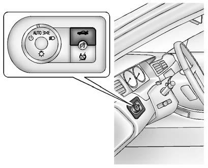 2-10 Keys, Doors, and Windows Remote Trunk Release To open the trunk from the inside, press V. See Trunk on page 2 9.