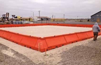Prompt Service Is our Priority Temporary Containment System The Enviro-Guard Temporary Containment System is heavy duty, modular, and re-usable for various storage tank applications.
