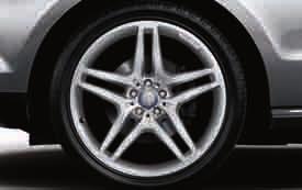 AMG 5-twin-spoke wheel Finish: two-tone, black/high-sheen Wheel: 9 J x 21 ET 53 Tyre: 265/40 R21 A166 401 2402 7X23