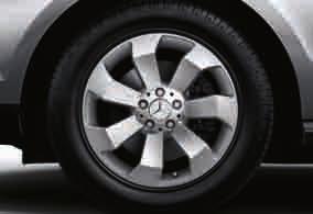 Exterior light-alloy wheels 03 48.3 cm 19" 04 45.7 cm 18" 03 ıncenıo 5-twin-spoke wheel Finish: titanium silver Wheel: 8.