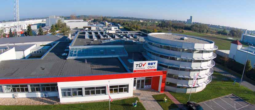 TÜV AUSTRIA Academy Weinviertel In Gänserndorf - from theory straight to practice Surrounded by the gently undulating landscape of the Weinviertel, our conference rooms and practical rooms are