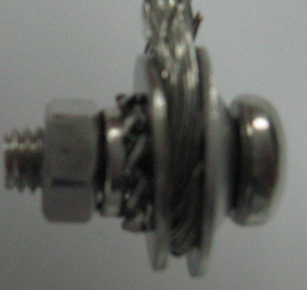 Stainless steel M5 bolt Stainless steel M5 cut
