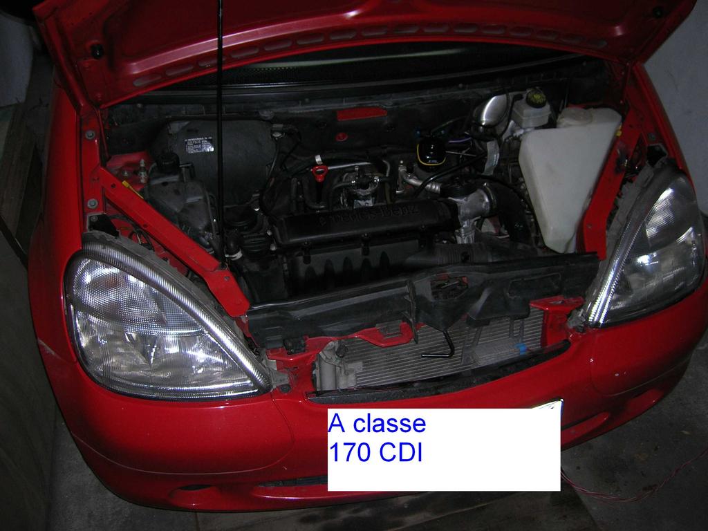 11 A-Class 1,7 Cdi 5 plugs Mercedes A-class 1,7 CDI the starter does not starting, there is an inscription