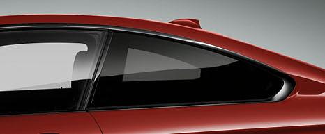 760 Exterior trim, High-gloss Shadowline, B-pillar and Hofmeister kink with Black, High-gloss finish