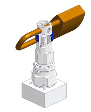 The valve can be locked reliably in every position required. Option Code T or R Part Number ATK-ES Incl.