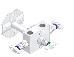 Remote Mounted Manifolds Remote Mounted Manifolds (2, 3 and 5 Valve Manifolds) AS-Schneider Remote Mounted Manifolds are designed for remote installation from Pressure Instruments and Differential