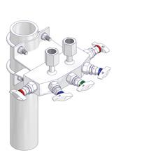 The standard vent connection is 1/4 NPT female. Pipe plugs are not installed as standard.
