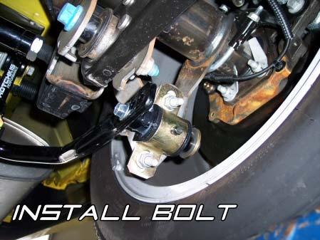 11R Attaching Sway Bar to Axle Mounts At this time, determine how stiff you would like your rear