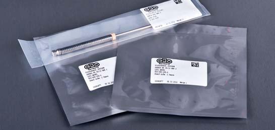 with a white backing. The quantity per strip depends upon the outside of the bearing. Vacuum Packaging LL Bearings are bulk packaged in a transparent synthetic fi lm pack and sealed under vacuum.