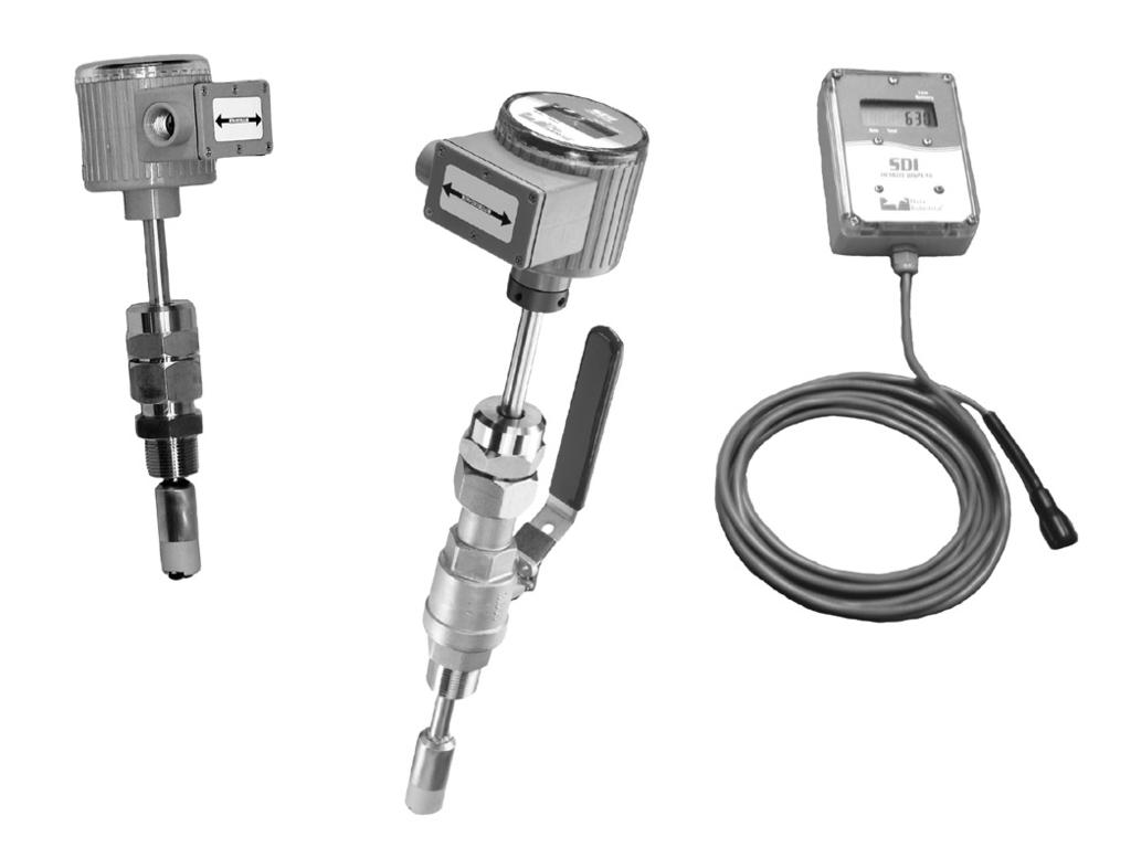 DESCRIPTION Flow Sensors Insert Style Flow Sensors SDI Series The Data Industrial SDI Series insert flow sensors from Badger Meter offer accurate liquid flow measurement in closed pipe systems in an
