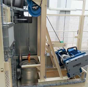 The right hoist for every application DMR/DR rope hoists for universal applications Demag rope hoists are available in many varieties and can be used for solutions that are tailored to meet the