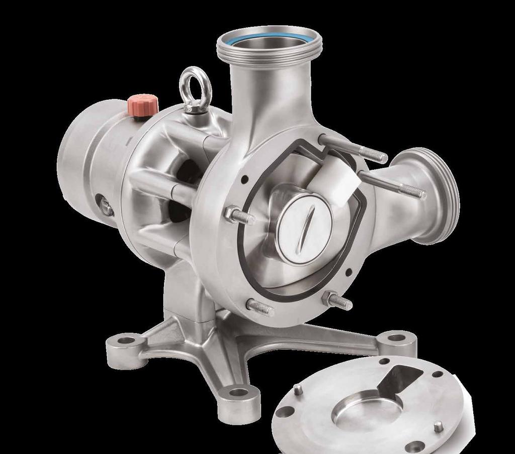 The cleanest pump you will ever need Cleaner than any lobe or circumferential piston pump EHEDG Type EL - Class 1 Reduce your CIP cycle and the amount of cleaning agents required All contact parts