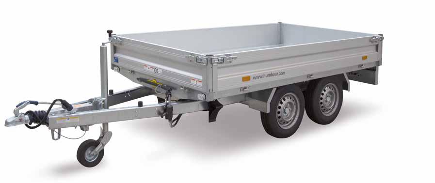 HUK rear tipper Standard equipment 1 Chassis and tipping