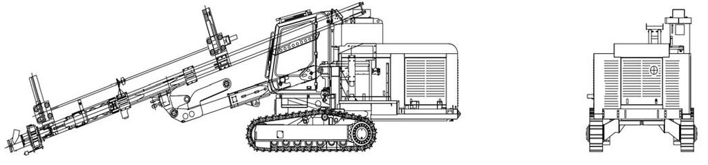 MD5050/MD5050 T Track Drill Specifications Dimensions All