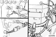 Install another wire clamp around the intake temperature and boost pressure sensor wires and actuator harness, and fasten them