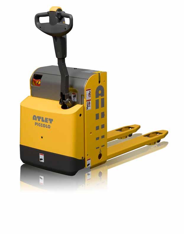 Piccolo Ultra-compact for narrow spaces Atlet Piccolo PLL 145 PLL 180 PLL 200 Lifting capacity/class, kg 1450 660 1800 660 2000 660 Ideal for confined areas The narrow, nimble Piccolo has a