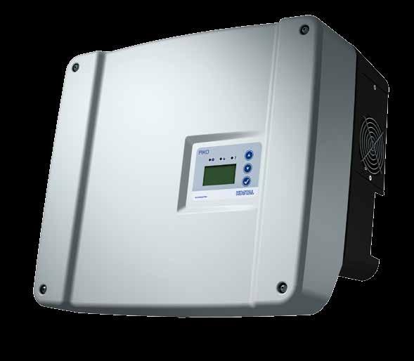 Organise your energy intelligently with smart performance The PIKO BA System was specially developed for use in single-family dwellings and