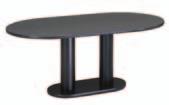 Occasional End Tables Conference Tables C1E Silverado Table 36" Round 17"H C1D Soho Table Steel Base, Chocolate Top 38"L 38"D 18.