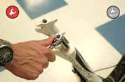 Use a 12mm socket wrench to tighten both