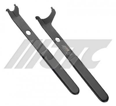 Specially designed set of tools for alignment camshaft locking, and adjusting.