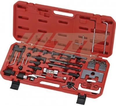 4 with engine BDW Special designed set of tools for camshaft locking, and adjusting.