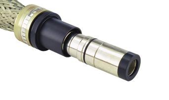 VFD-1 Male Plug w/kellems Grip Industry Exclusive Cable Adapter Robust grip with knurling for easy assembly and handling.