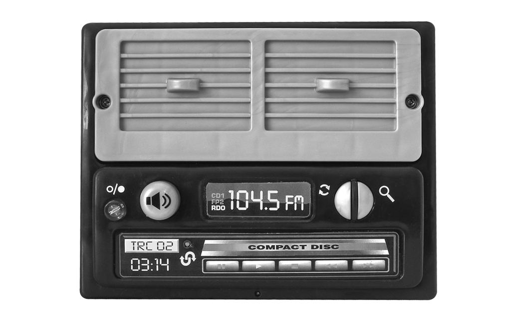 FM RADIO USE L Volume Scan Reset Power Scan Main Reset Power/Volume Press the power button to turn on or off. Turn the volume dial to adjust to a comfortable listening level.