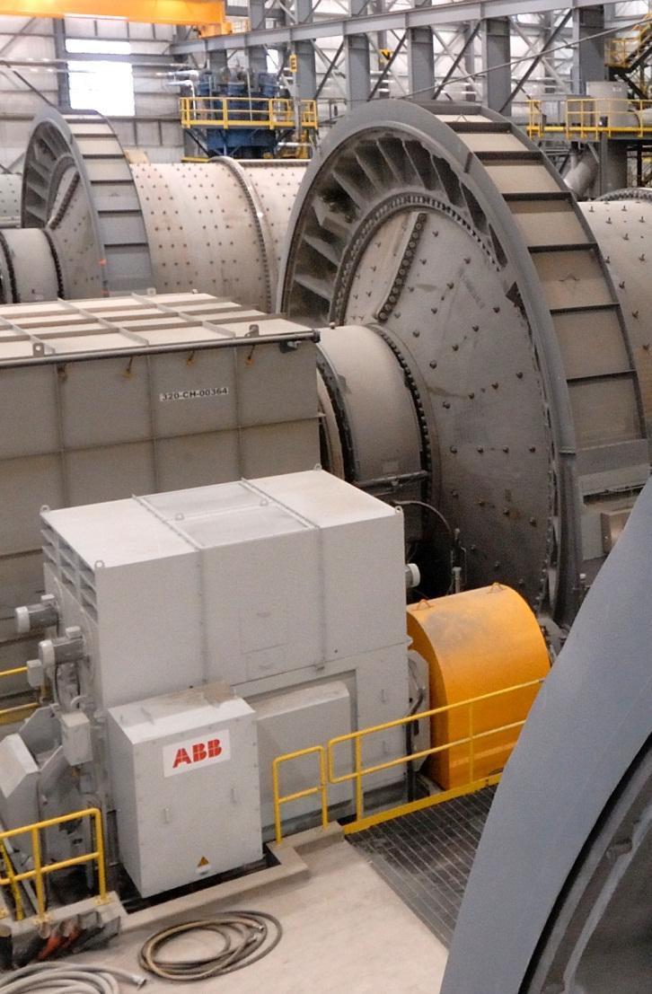 Agenda ABB drive systems for grinding Gearless Mill Drives Ring-geared Mill