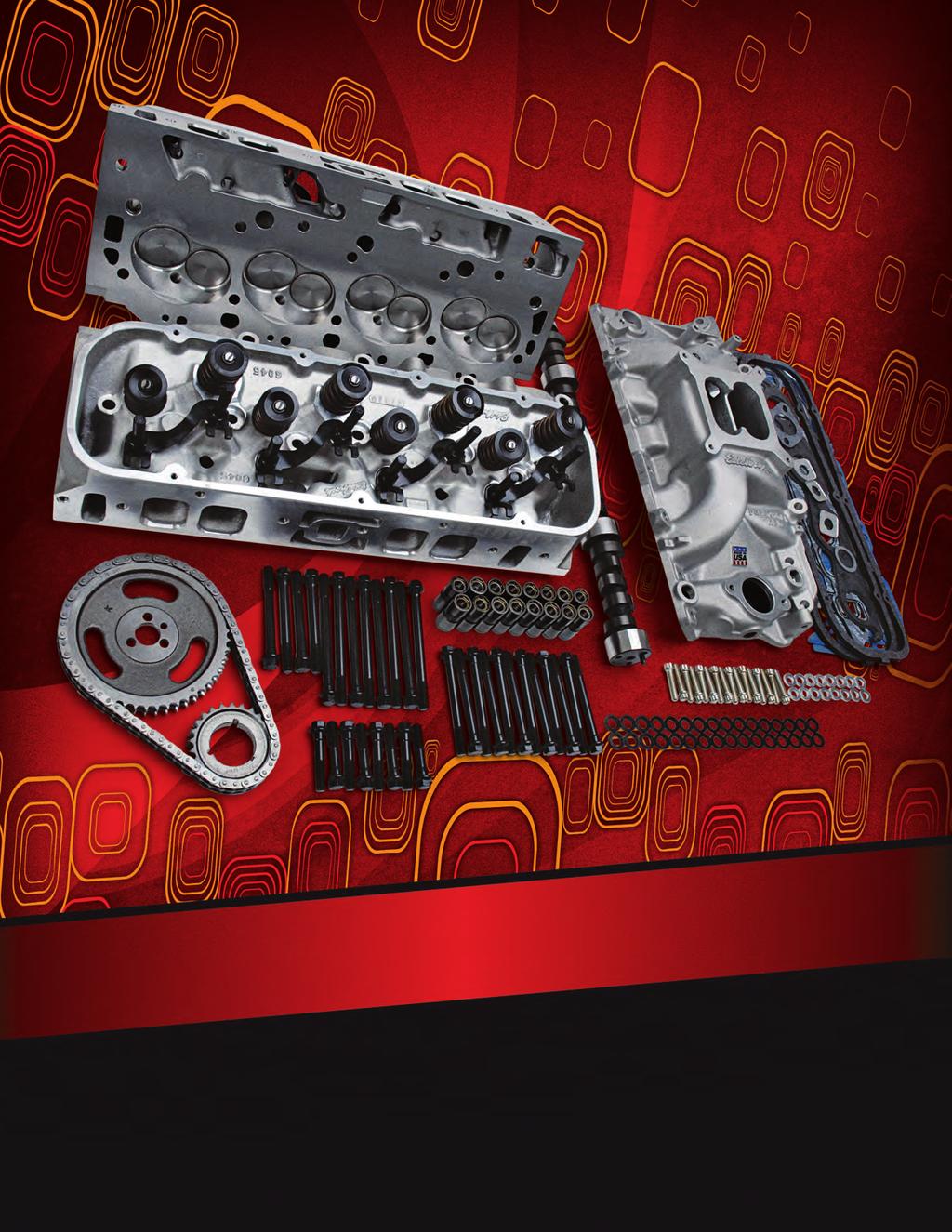 PROUDLY MADE IN THE USA CAMSHAFT & LIFTER KITS CARBURETORS CRATE ENGINES CYLINDER HEADS DATA ACQUISITION