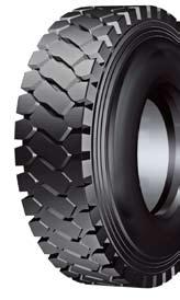 Great traction and floation, operation comfort and less vehicle damage. Extra long life, superior cut resistance. Low rolling resistance for fuel economy.