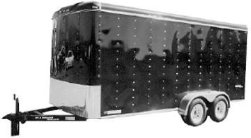 Page # 8 Standard Features Included On Most Size Enclosed Trailers Stone Guard Extended Tongue Interior Lighting L.E.D. Lights 6 Extra High on 10 ft.