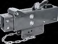 MODEL 10 STRAIGHT LESS COUPLER WITH MOUNTING CHANNEL 12,500 pound capacity, max. GVWR, 1,250 pound tongue capacity. Master Cyl.