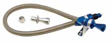 The stainless dipstick is pre-calibrated with the required Add and Full levels. Can be mounted to either firewall or transmission bell housing. All TH350... #12801... $99.95/ea. All TH400... #12802.