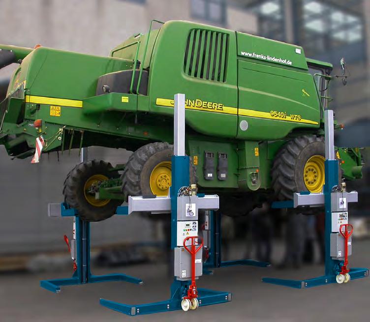 MOBILE COLUMN SYSTEM NUSSBAUM offers the perfect mobile column for different applications in the commercial workshop. Every MCS System convinced with short setup times and a clear working area.