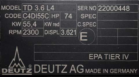 Introduction Deutz TD 3.6 L4 The Table of Contents pages list the page locations of the various component groups on the engine. Manitou Americas, Inc.