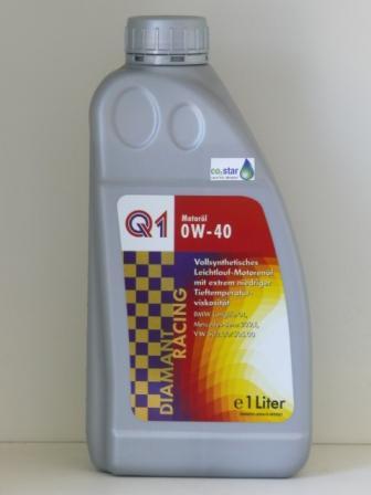 By using this oil the intervals for an oil change can be expanded up to 30.000 km. This lubricant is sold in 1 litre containers in all Q1 shops. 5.2.