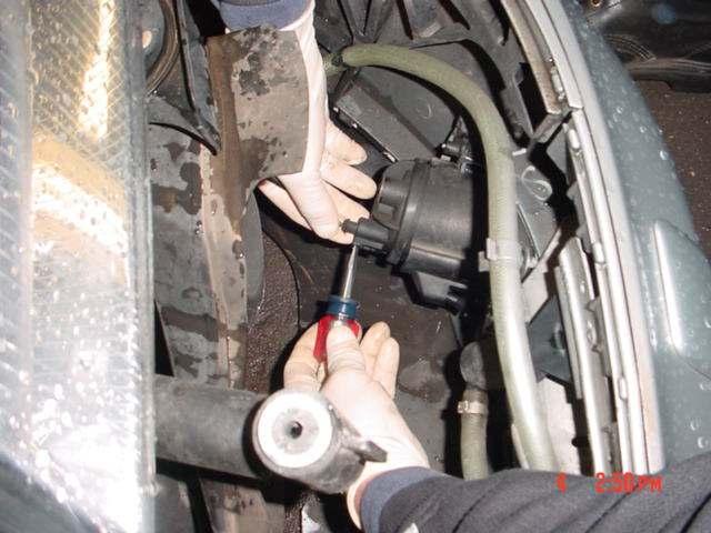 5. Pull the bumper assembly forward.