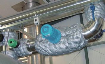 Oddly enough, while most pipes are sufficiently insulated, most pumps, mixing valves, valves and flanges are not.