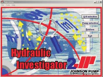 ample hydraulic field. We recommend using our Pump Selection software Hydraulic Investigator developed by Johnson Pump Horticulture, to select the best available pump for your particular application.