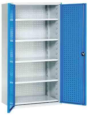Cupboard Combinations Supplied with basic 2m high cupboard and two perforated