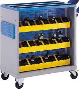 50 CNC Tool-Rack Storage System Available in single and double sided units.