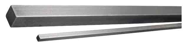 Industrial Key Steel High grade mild steel. Available in square or rectangular sections. Metric manufactured from: BS4235 Part 7 1972 grade steel equivalent to DIN 6885.